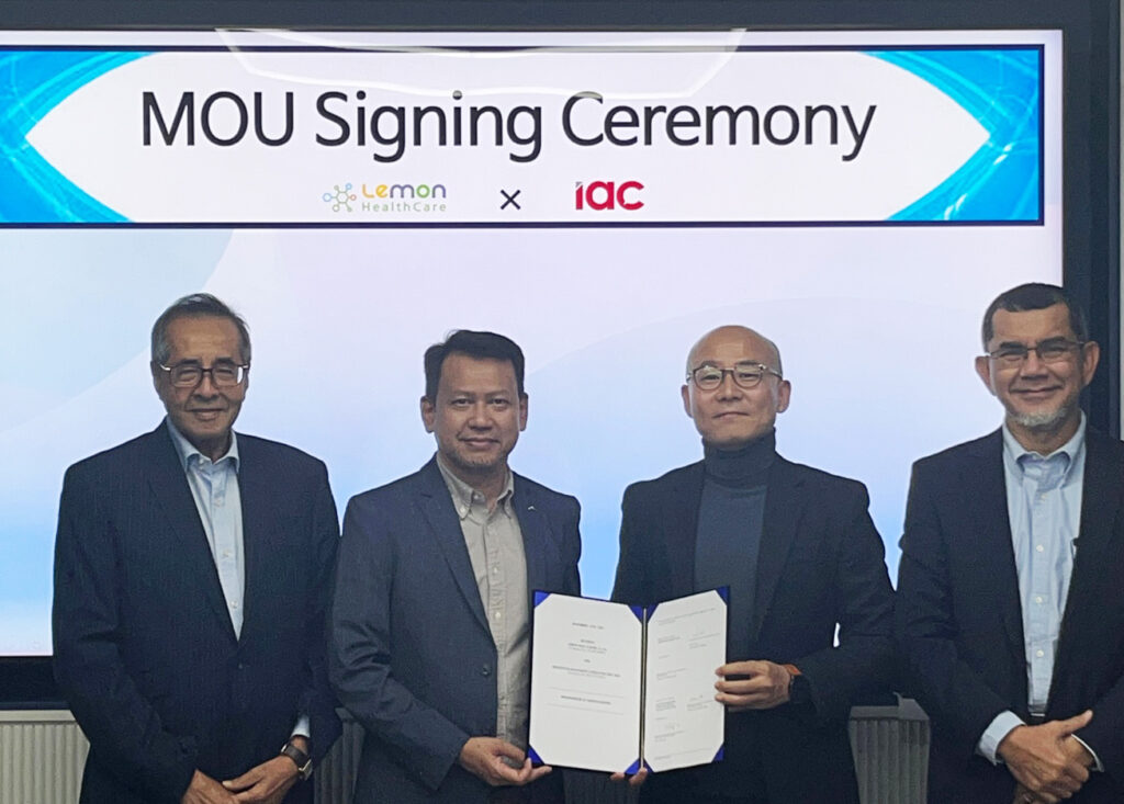 '레몬헬스케어', IT 글로벌 기업 'IAC'와 말레이시아 시장 진출 위한 디지털헬스케어 MOU 체결