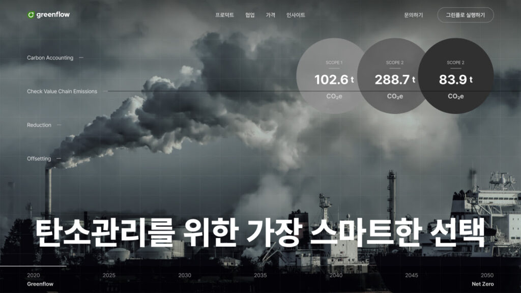 오후두시랩, 기업용 탄소관리 플랫폼 '그린플로' 출시