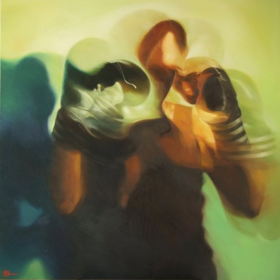 Shadow Boxing 6, 36x36 inch, 2011, Oil on Canvas